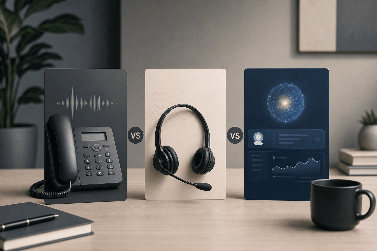 voicemail vs answering service vs AI receptionist workflow example for small businesses