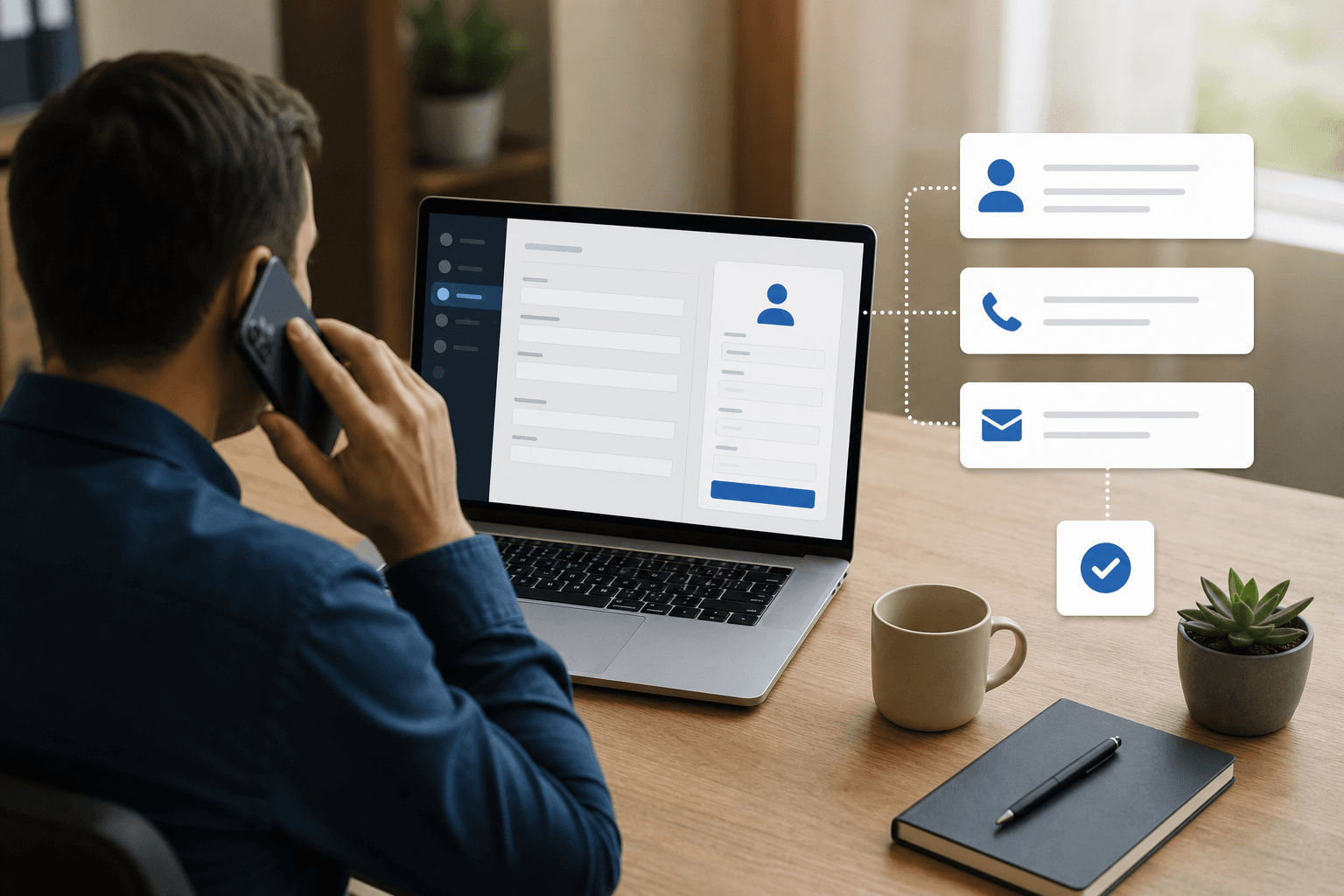 lead intake workflow example for small businesses