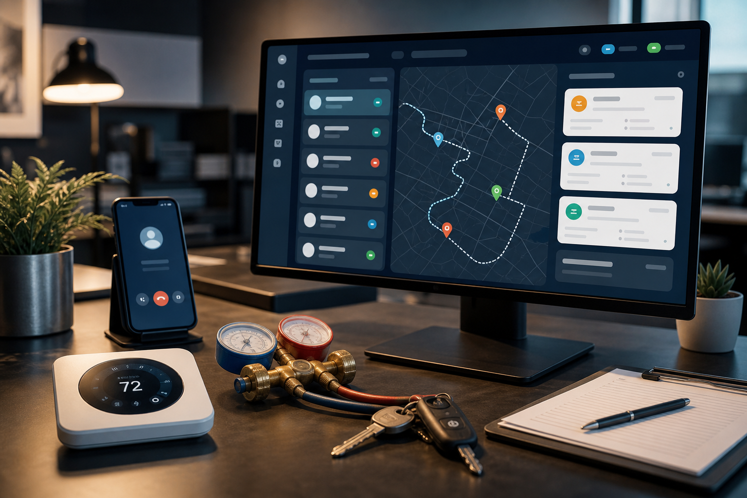 HVAC Dispatch Workflow for AI Call Answering